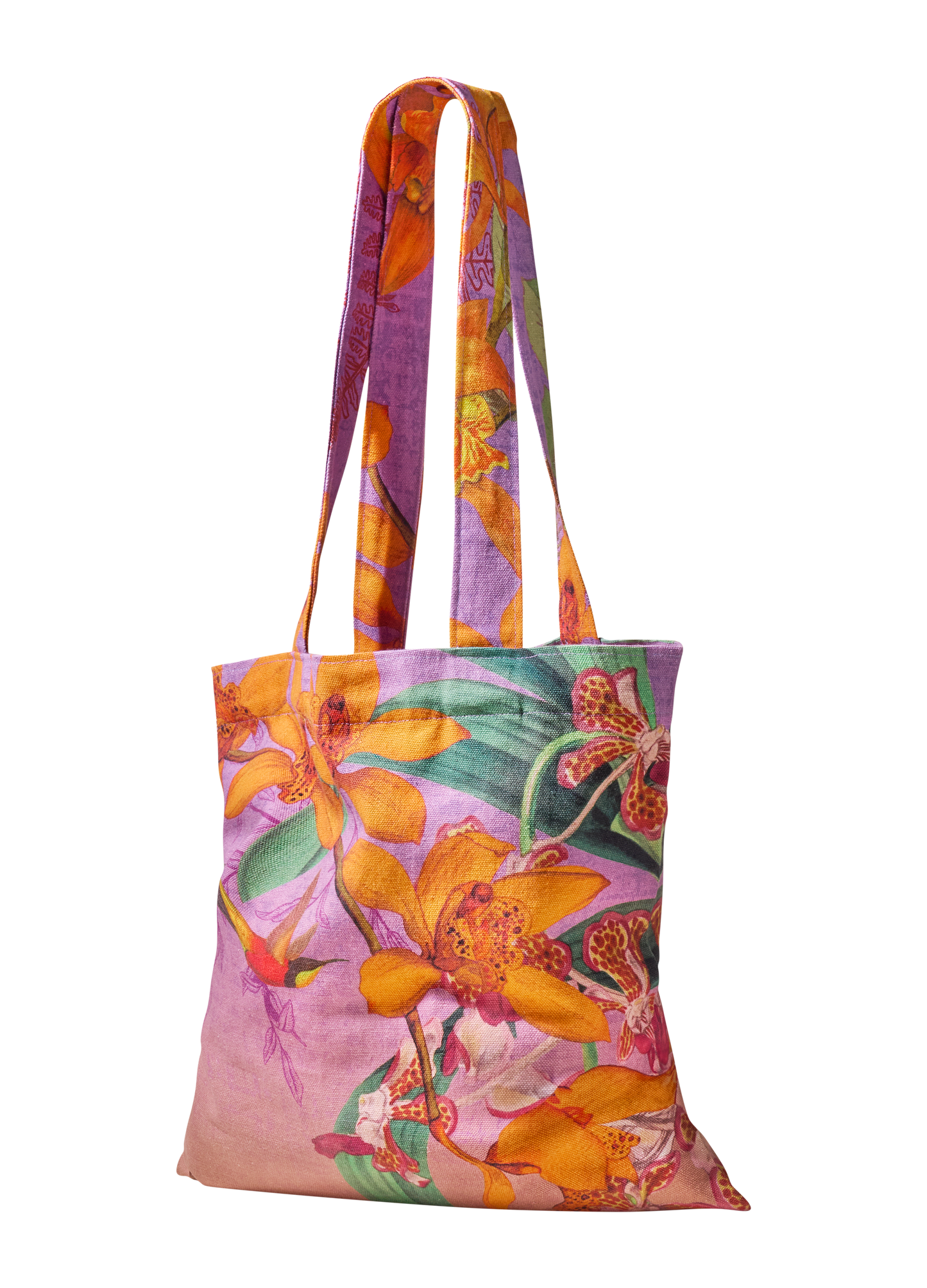 Canvas Tote Bag - Botany Bliss - Lavender