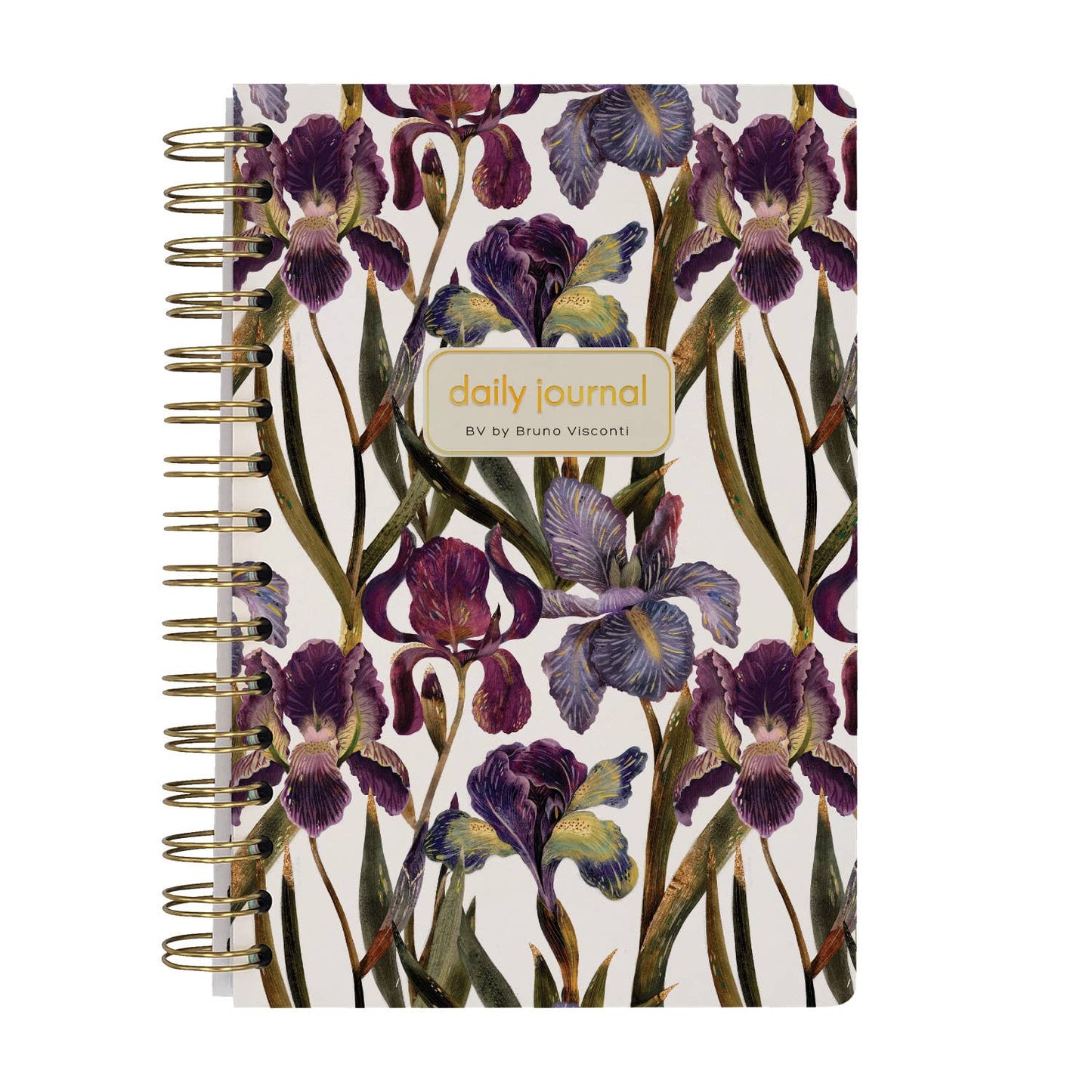 Irises Art Planner Spiral Weekly Diary