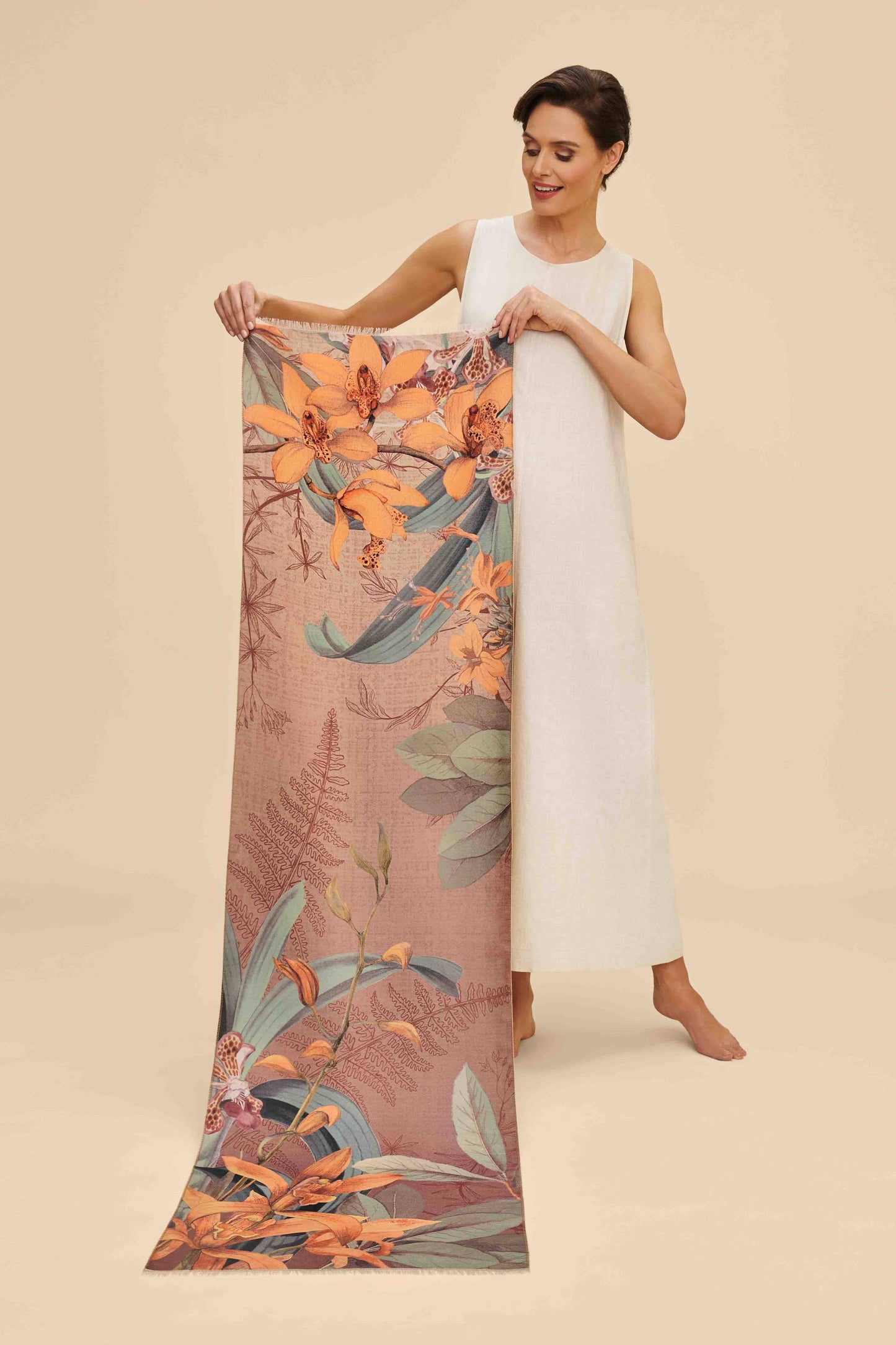 Luxurious Botany Bliss Scarf