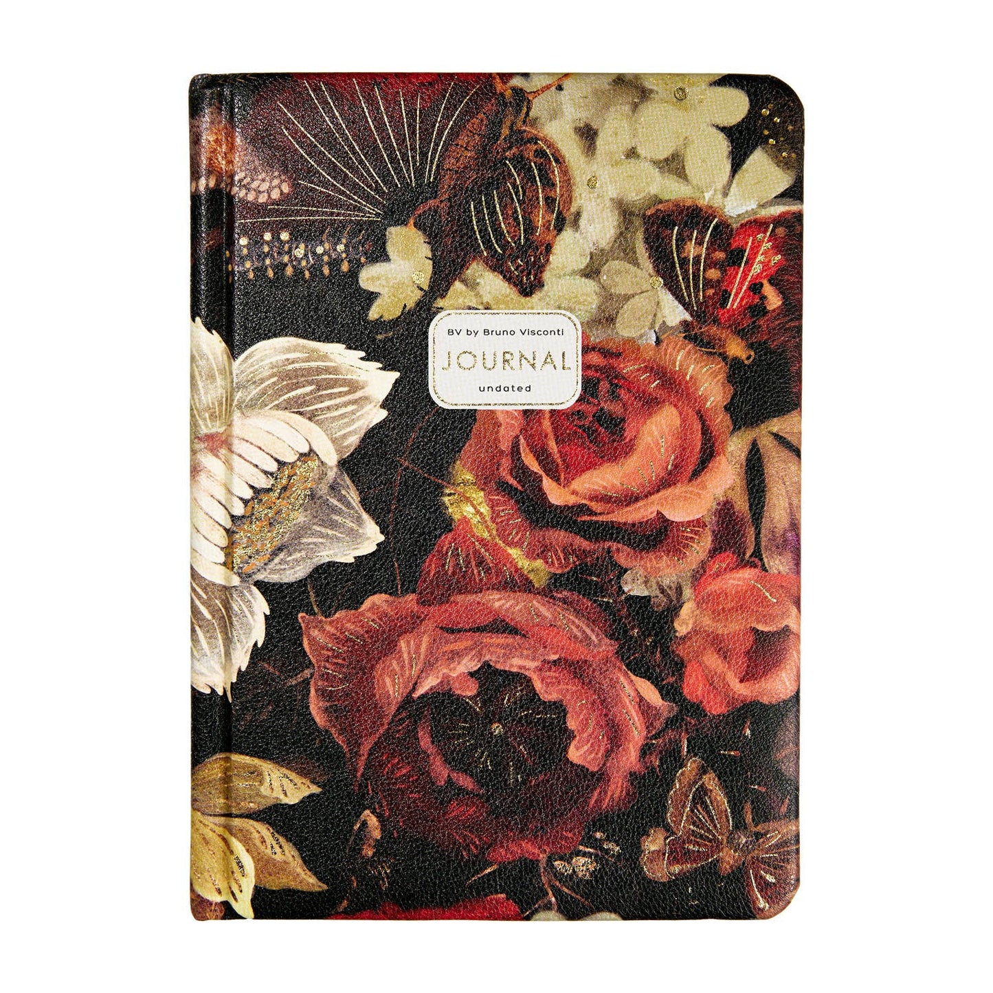 Vegan Leather Hardcover Daily Planner -Lush Bouquet