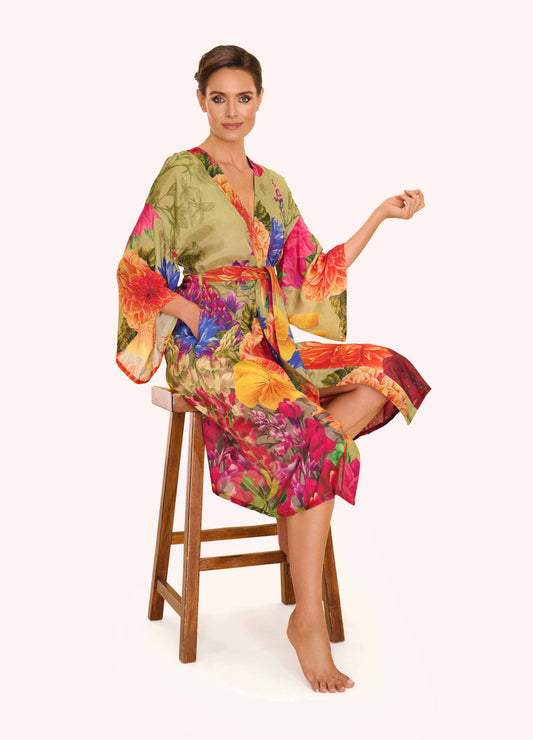 Bountiful Blooms Kimono