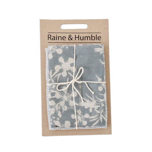 Myrtle Tea Towel set of 2 - Slate