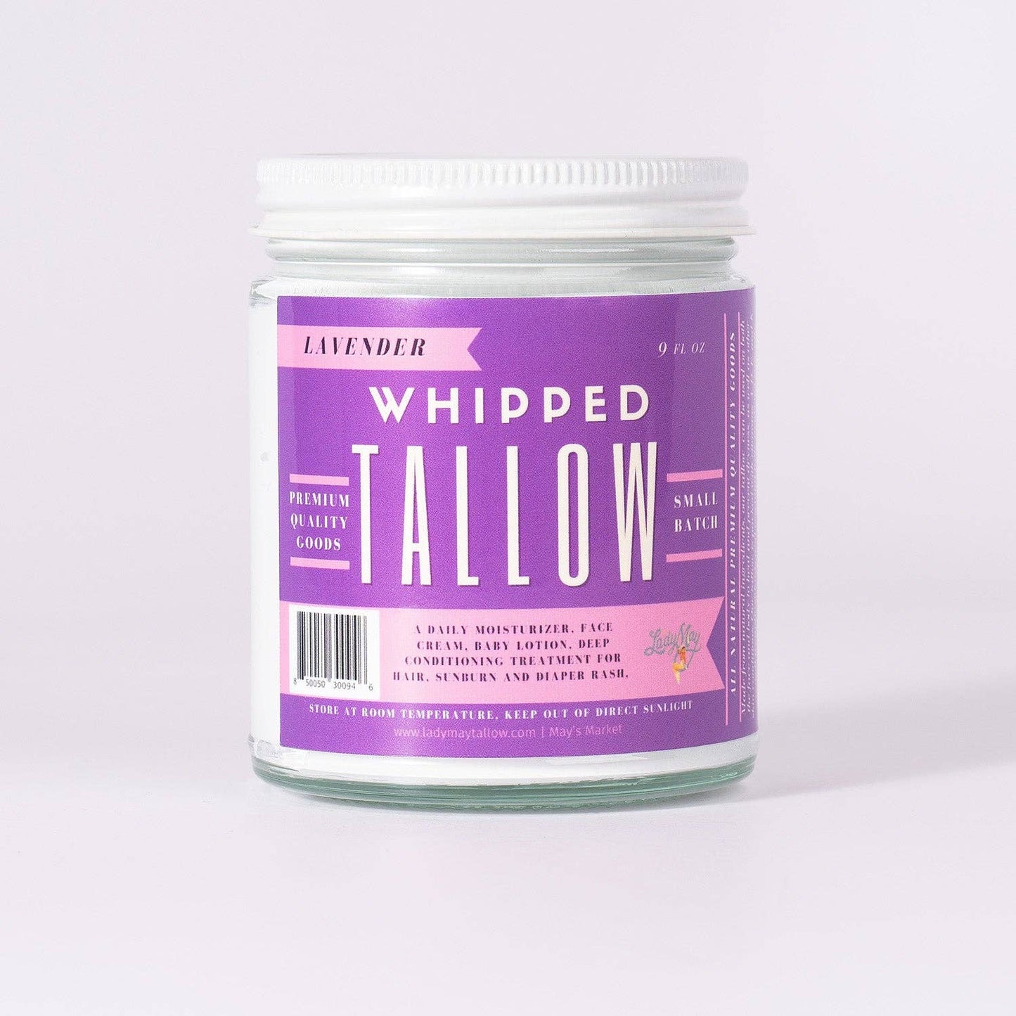 Lavender Whipped Tallow Moisturizer : 9oz