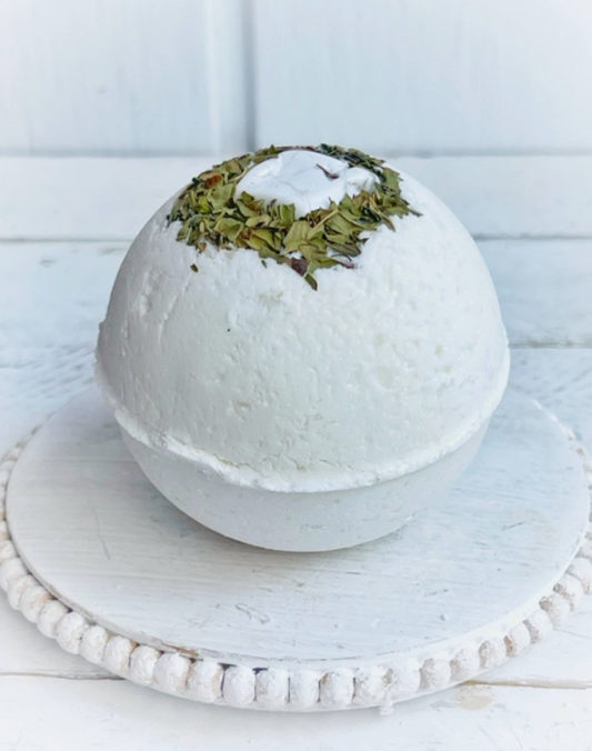 Howlite Bath Bombs with Cannabis Sativa Hemp Seed Oil