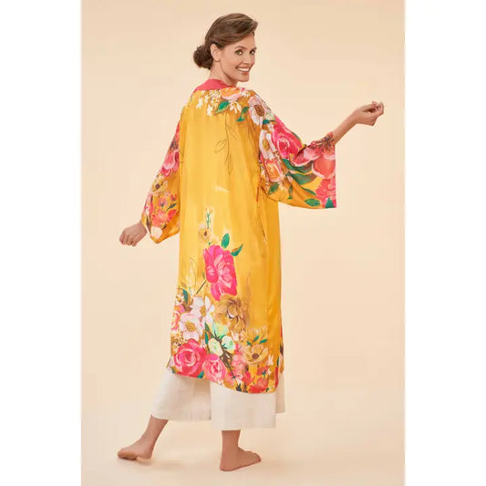 Impressionist Floral Kimono