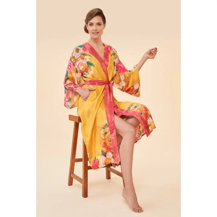 Impressionist Floral Kimono