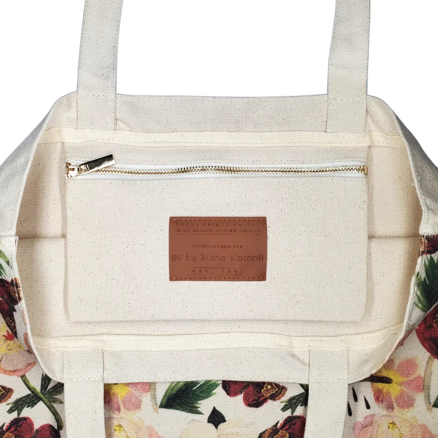 Peonies Canvas Tote