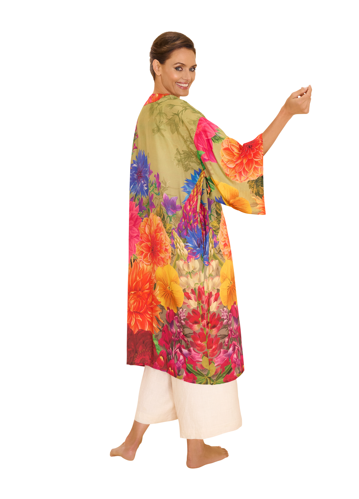 Bountiful Blooms Kimono