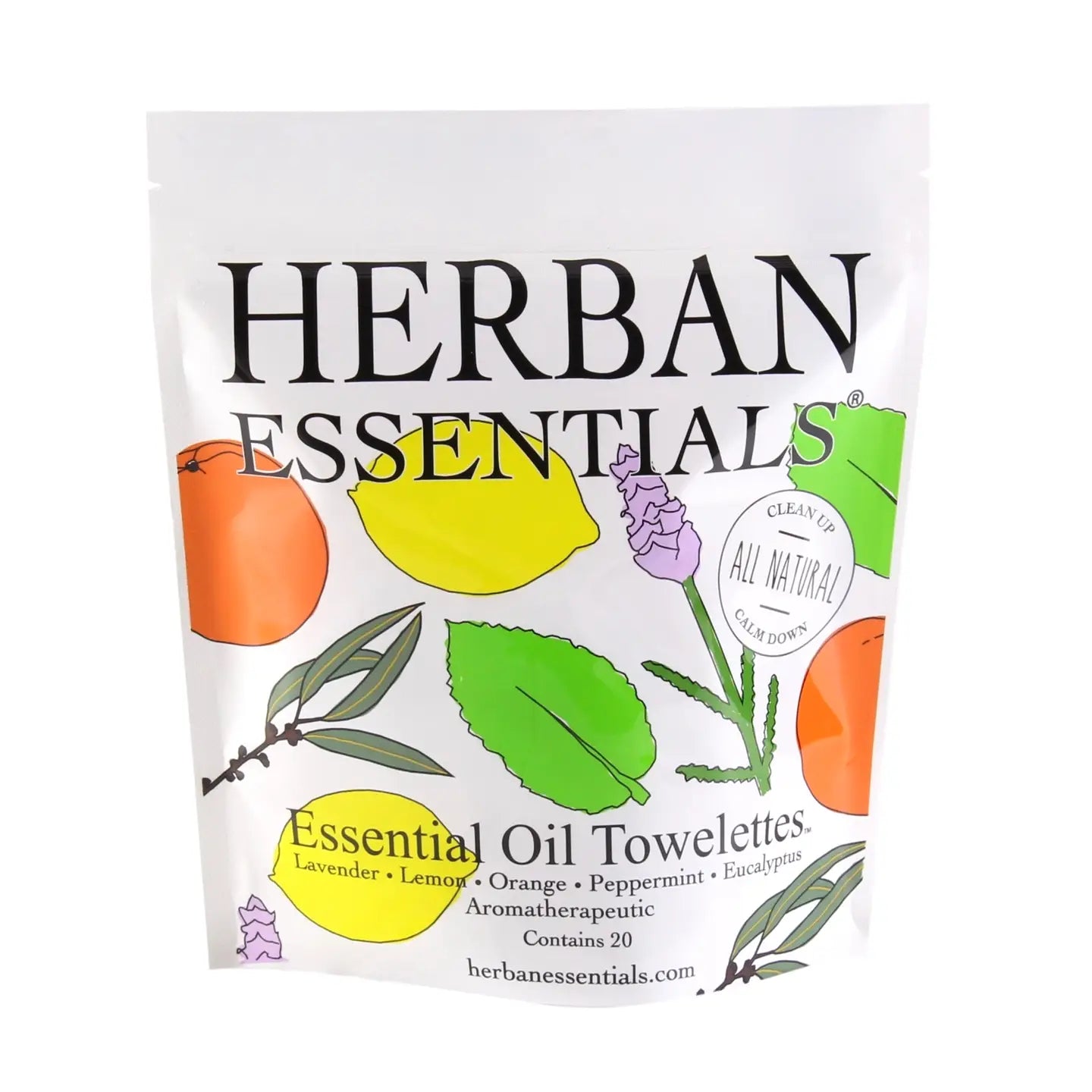 Essential Oil Towelettes by Herban Essentials-Large