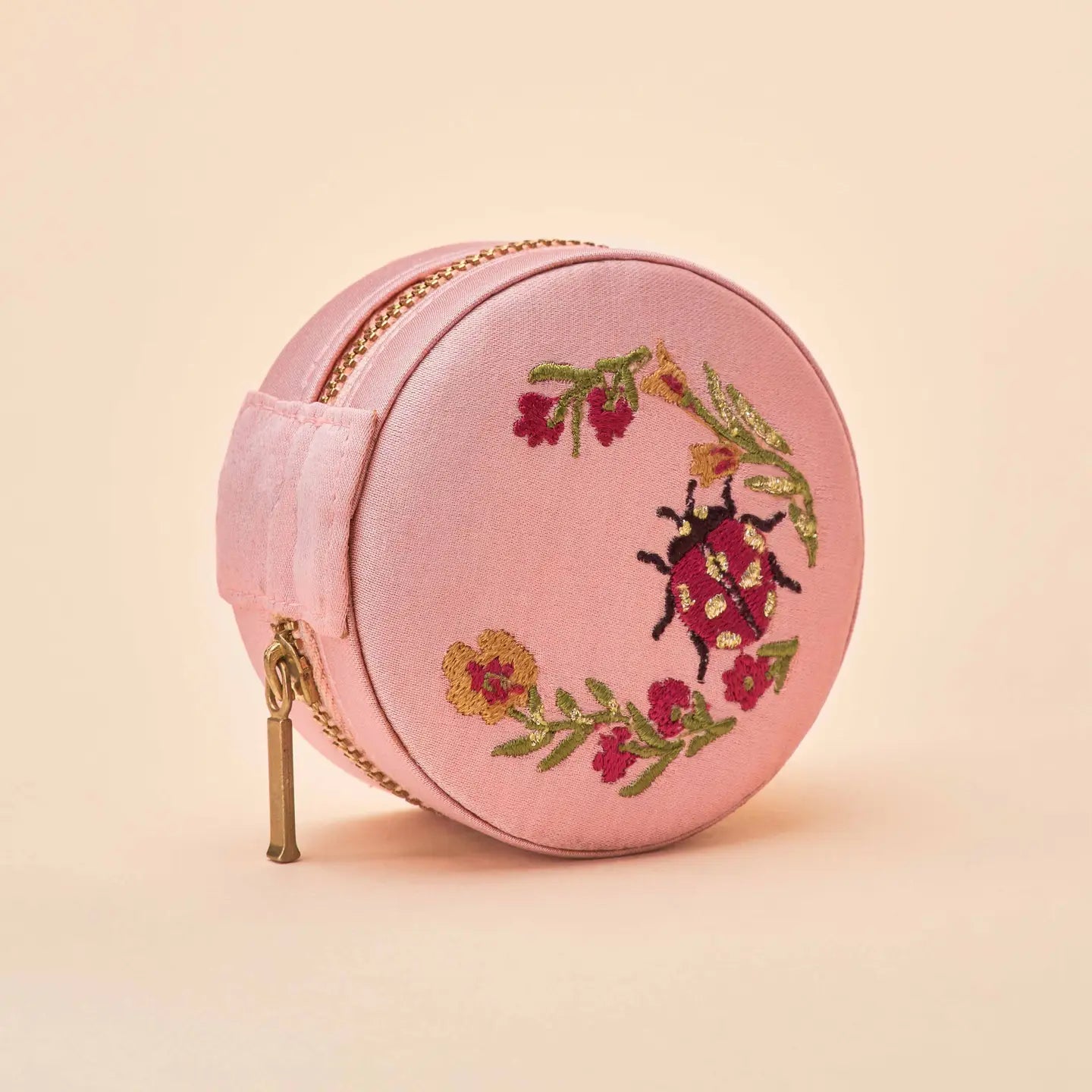 Round Ladybug Jewlery Box- Mini