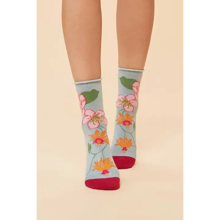 Tropical Flora Socks