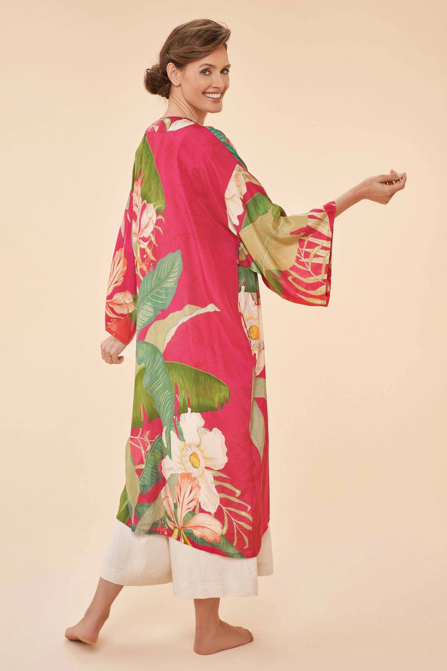 Tropical Kimono Gown