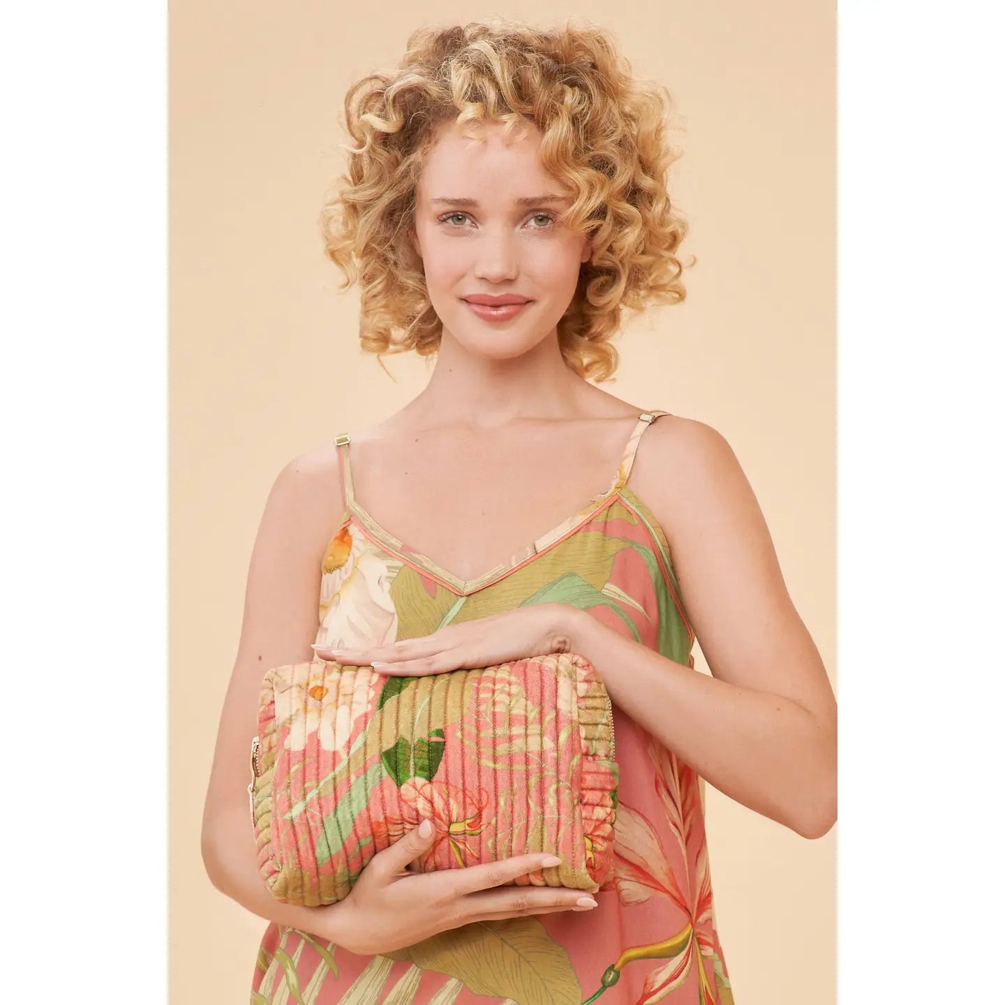 Tropical Quilted Washbag