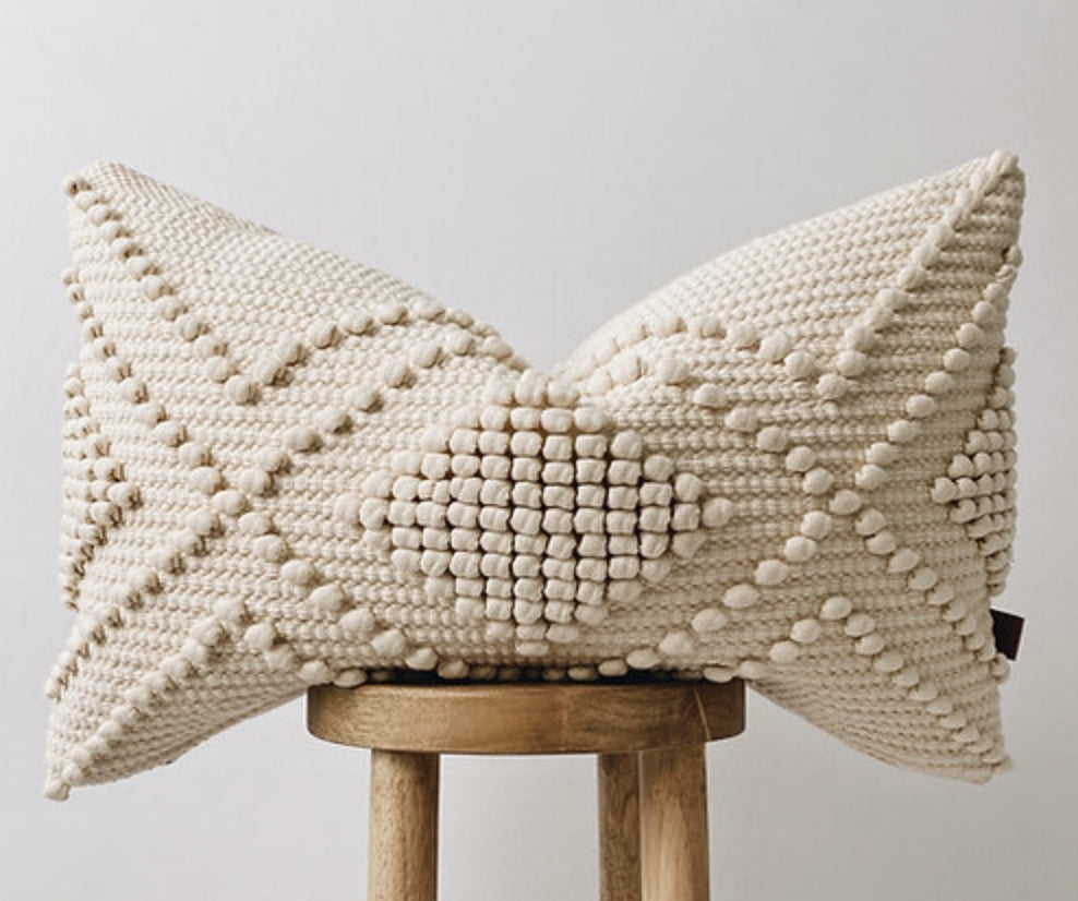 Meera Hand Woven Lumbar Pillow