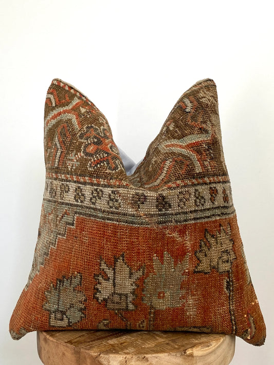 Vintage Kilim Pillow- Medium